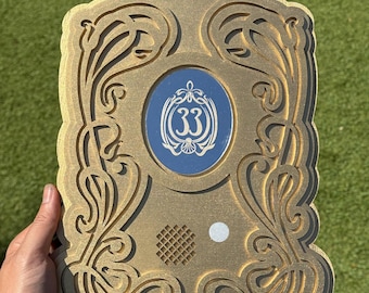 Disneyland Club 33 Doorbell Inspired Sign