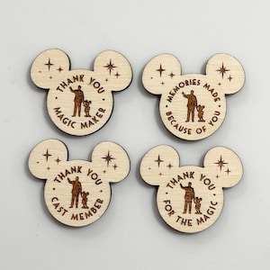 Magic Maker Mouse Tokens, Disney Cast Member Appreciation Thank You Gifts