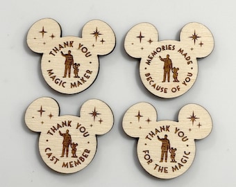 Magic Maker Mouse Tokens, Disney Cast Member Appreciation Thank You Gifts