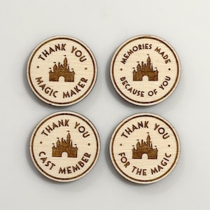Magic Maker Castle Tokens, Disney Cast Member Appreciation Thank You Gifts