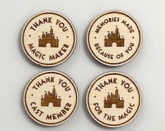 Magic Maker Castle Tokens, Disney Cast Member Appreciation Thank You Gifts