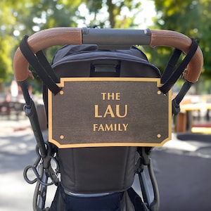 Here You Leave Today Stroller Sign