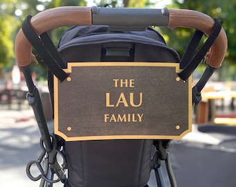 Here You Leave Today Stroller Sign