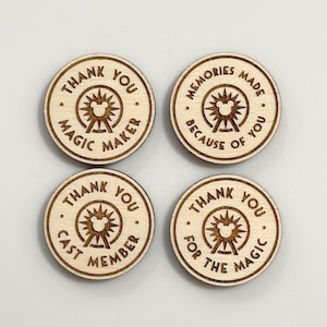 Magic Maker Ferris Wheel Tokens, Disney Cast Member Appreciation Thank You Gifts