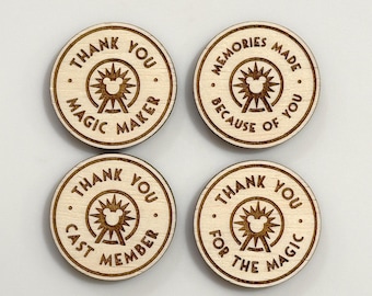 Magic Maker Ferris Wheel Tokens, Disney Cast Member Appreciation Thank You Gifts