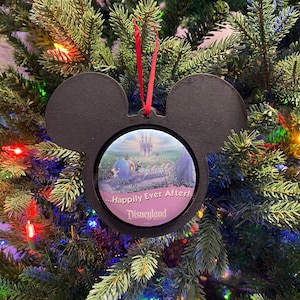 Custom Disney-Inspired Button Ornament