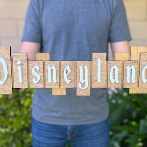 Vintage Disneyland Resort Entrance Marquee Sign