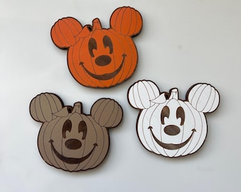 Mickey Pumpkin Magnet