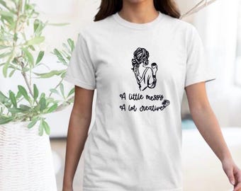 Crafter T-Shirt, Crafty Mom Gift, Craft Therapy Tee, Cute Crafting Shirt
