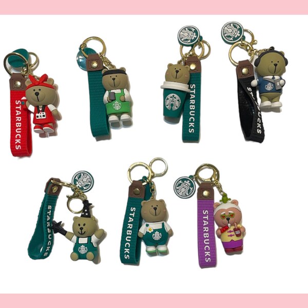 Bear Keychain Etsy