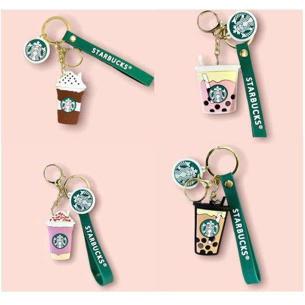 Starbucks Keychain Etsy