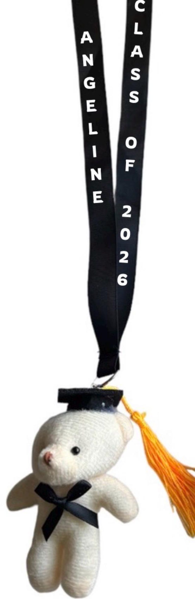 Custom Graduation Plush Teddy Bear Lanyard |grad Favors |graduation ...