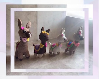 Crochet llama Plush |  handmade Crochet Llama plushie |Amigurumi Llama