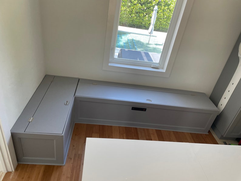 Banqueta banco de esquina asientos de cocina banco en forma | Etsy