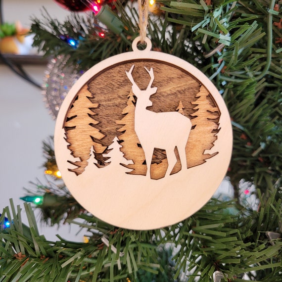 Deer Ornament Wooden Christmas Decorations Christmas Tree Decor Holiday Embellishment Laser Cut Deer Xmas Home Decor Wood Animal Decor Home & Living Ornaments & Accents Home Décor Deer Ornament Wooden Christmas Decorations Christmas Tree Decor Holiday Embellishment Laser Cut Deer Xmas Home Decor Wood Animal Decor Home & Living Ornaments & Accents Home Décor