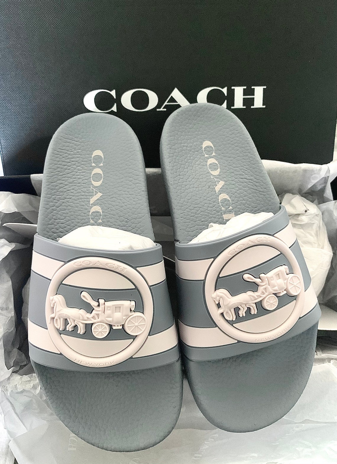 Authentic COACH ULI Sport Slides Etsy