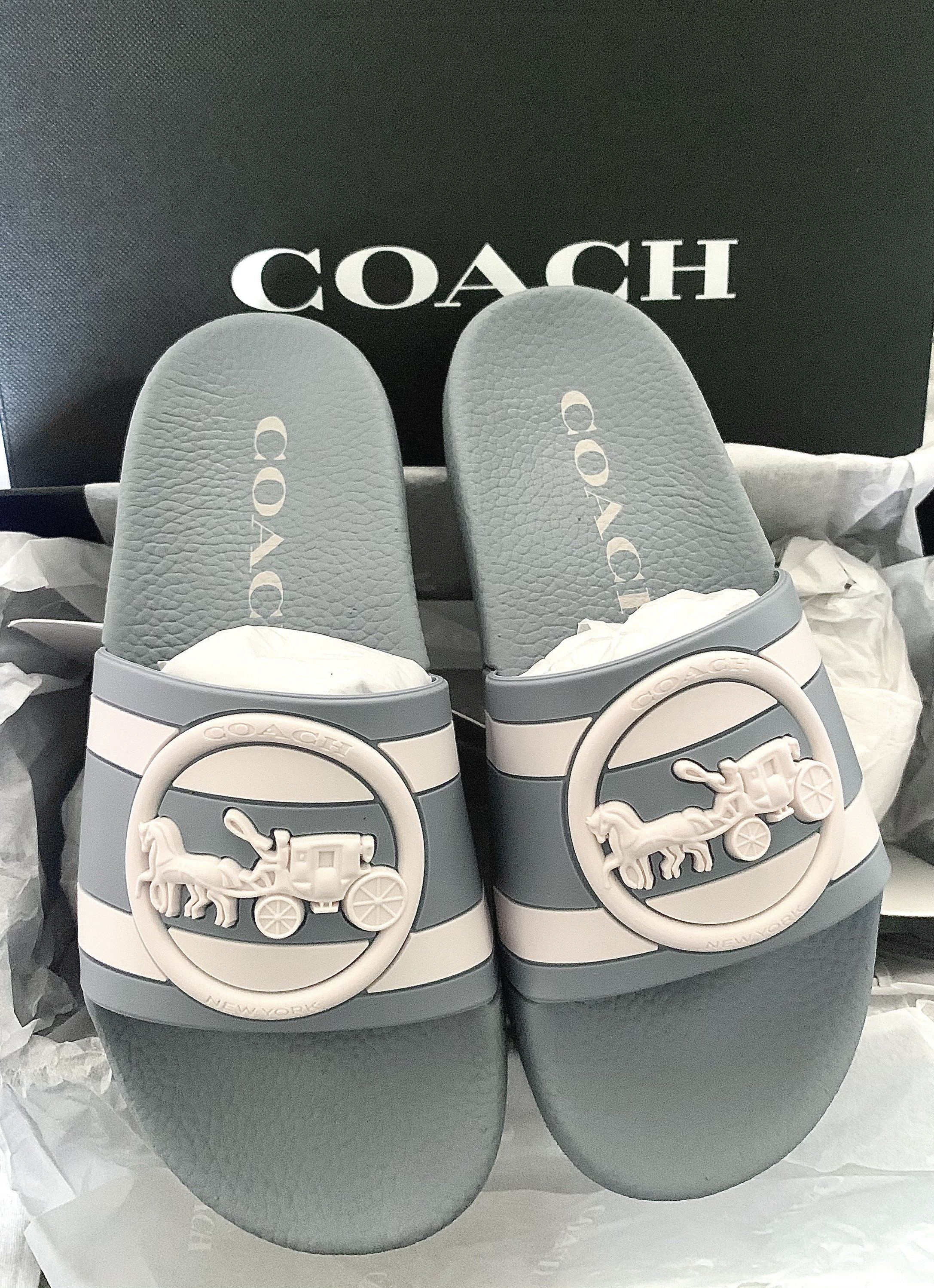 Authentic COACH ULI Sport Slides Etsy