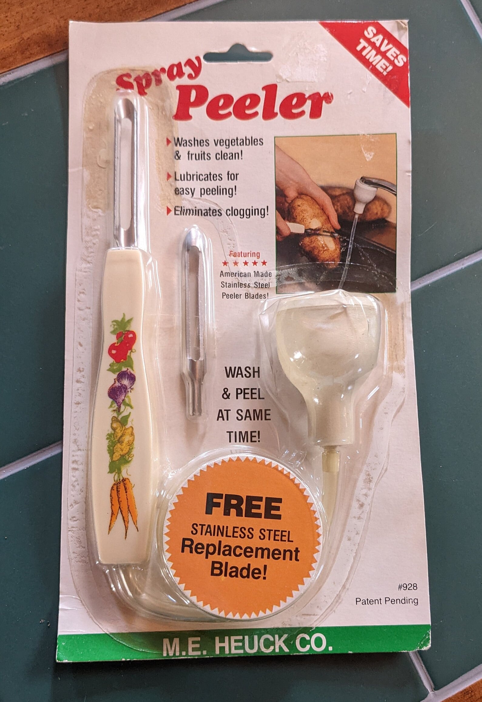 Vegetable Peeler Gadget Some Pampered Chef CHOICE Kitchen Metal, Floating  Blade ekco Style 