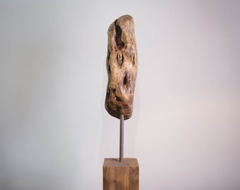 Driftwood Art - Sculpture on Stand