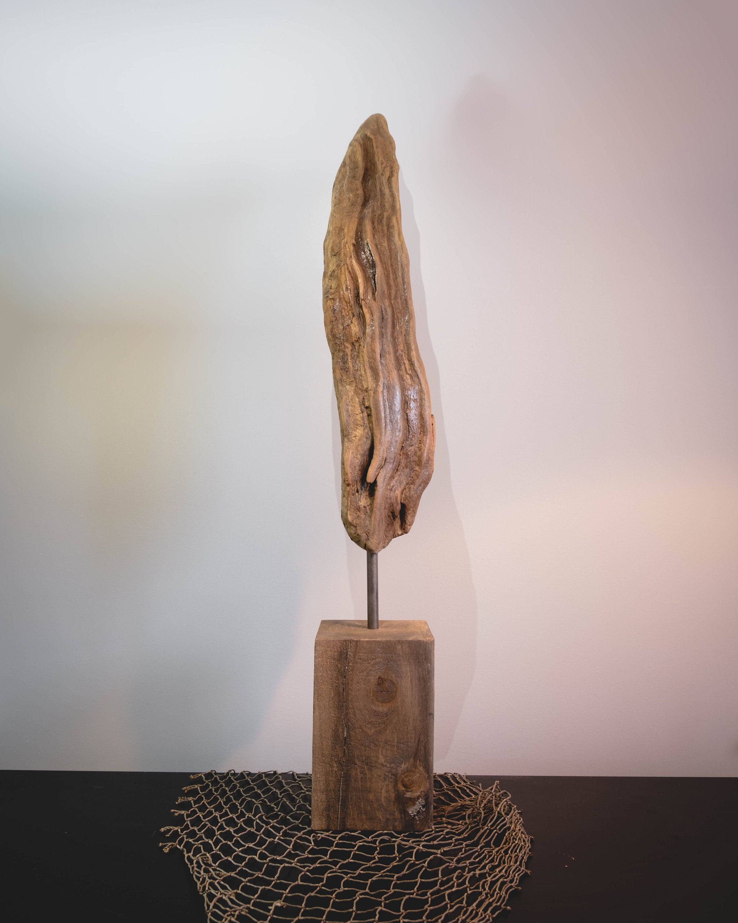 Driftwood Art Sculpture on Stand Etsy UK