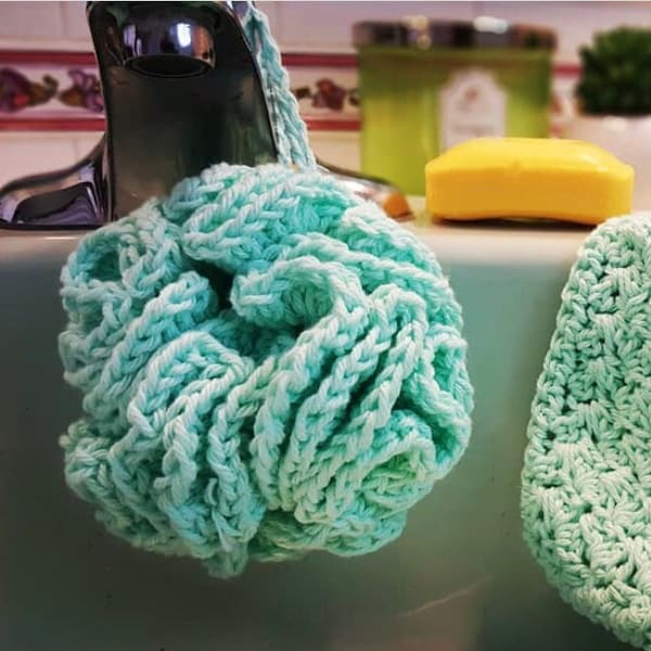 Instant Download- Crochet Loofah Pattern - DIY Spa Essential for Exfoliation and Relaxation