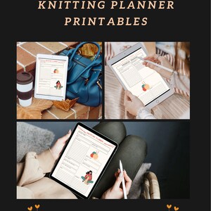 Instant Download Knitting Project Planner