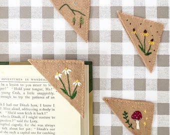 Embroidered Felt Bookmark
