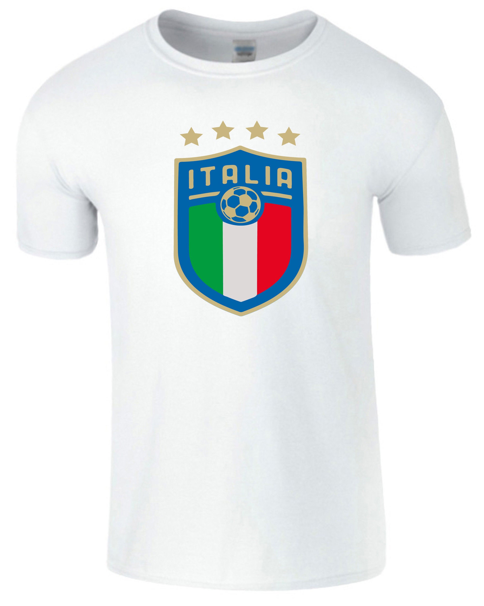 Retro Italy Football T Shirt Mens Kids Lengends Italian Top Etsy