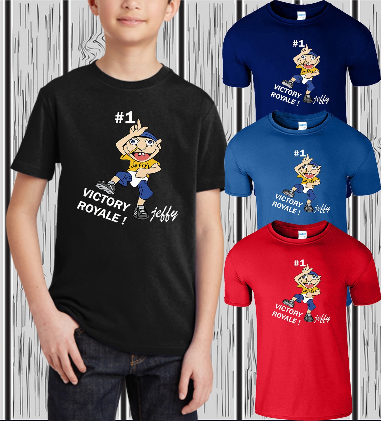 JEFFY Puppet Funny Kids T Shirt Youtuber Merch Inspired Gamer Etsy