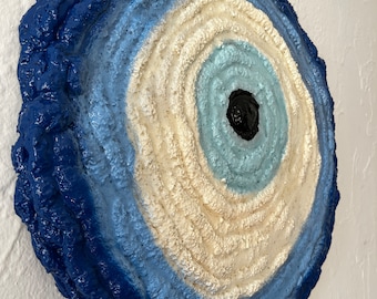 Epoxy muurkunst boze oog, schuimbeschermingsamulet