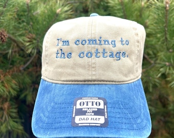 Im coming to the cottage Heated Rivalry Fan Dad Hat baseball Cap