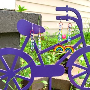 Rainbow Pride Chain Earrings