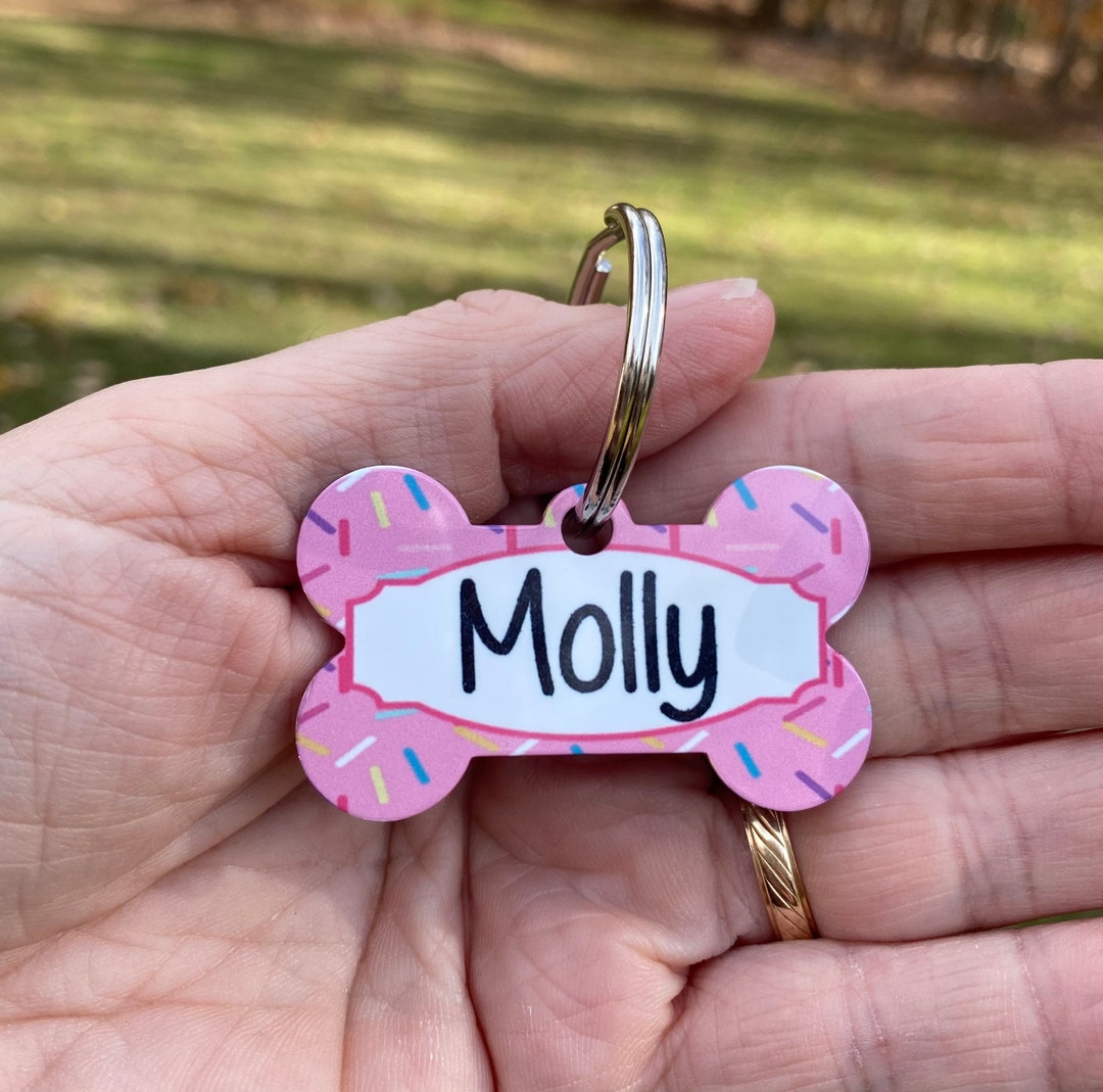 Dog Tags Bone Dog Tag Pet Dog Tag Dog ID Tag Personalized Etsy