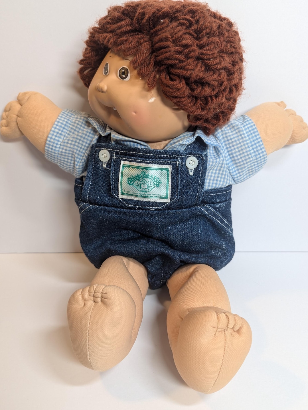 Vintage 1978 1982 Cabbage Patch Kids Boy Doll With Overalls - Etsy