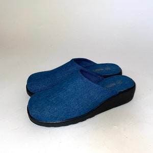 Vintage &#39;90s Denim Clogs