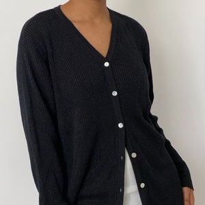 Dressy Black Cardigan Etsy