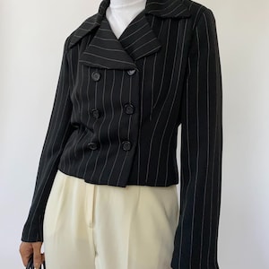 Vintage &#39;90s Striped Blazer