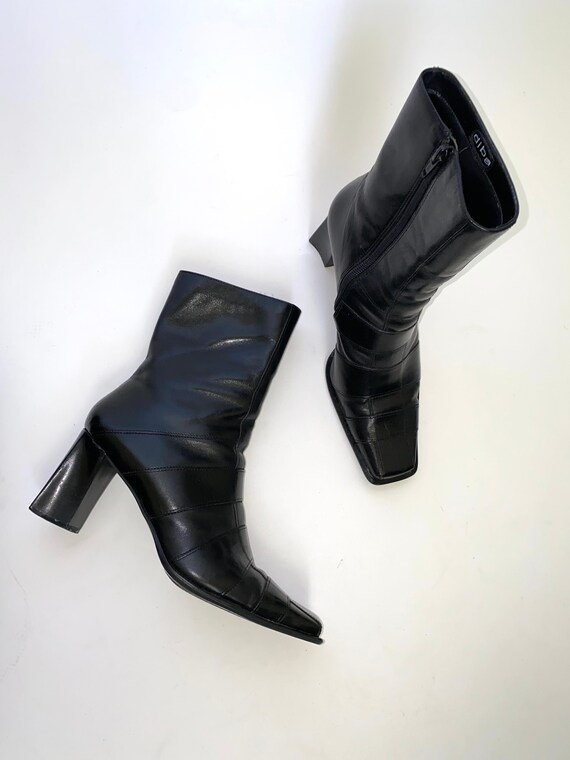 square toe boots 90s