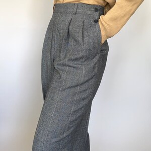 Vintage ‘90s Giorgio Sant’Angelo High-waisted Grey Trousers