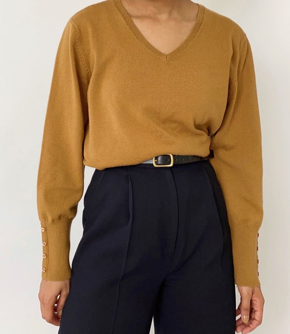 Vintage ‘90s Oversized Caramel Pullover - image 1