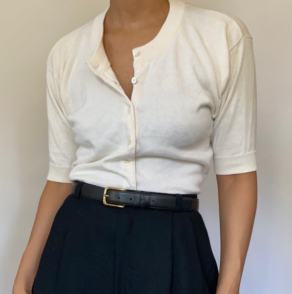 Crewneck Shortsleeve - Ivory