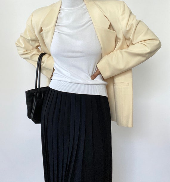 Vintage ‘60s Black Pleated Skirt
