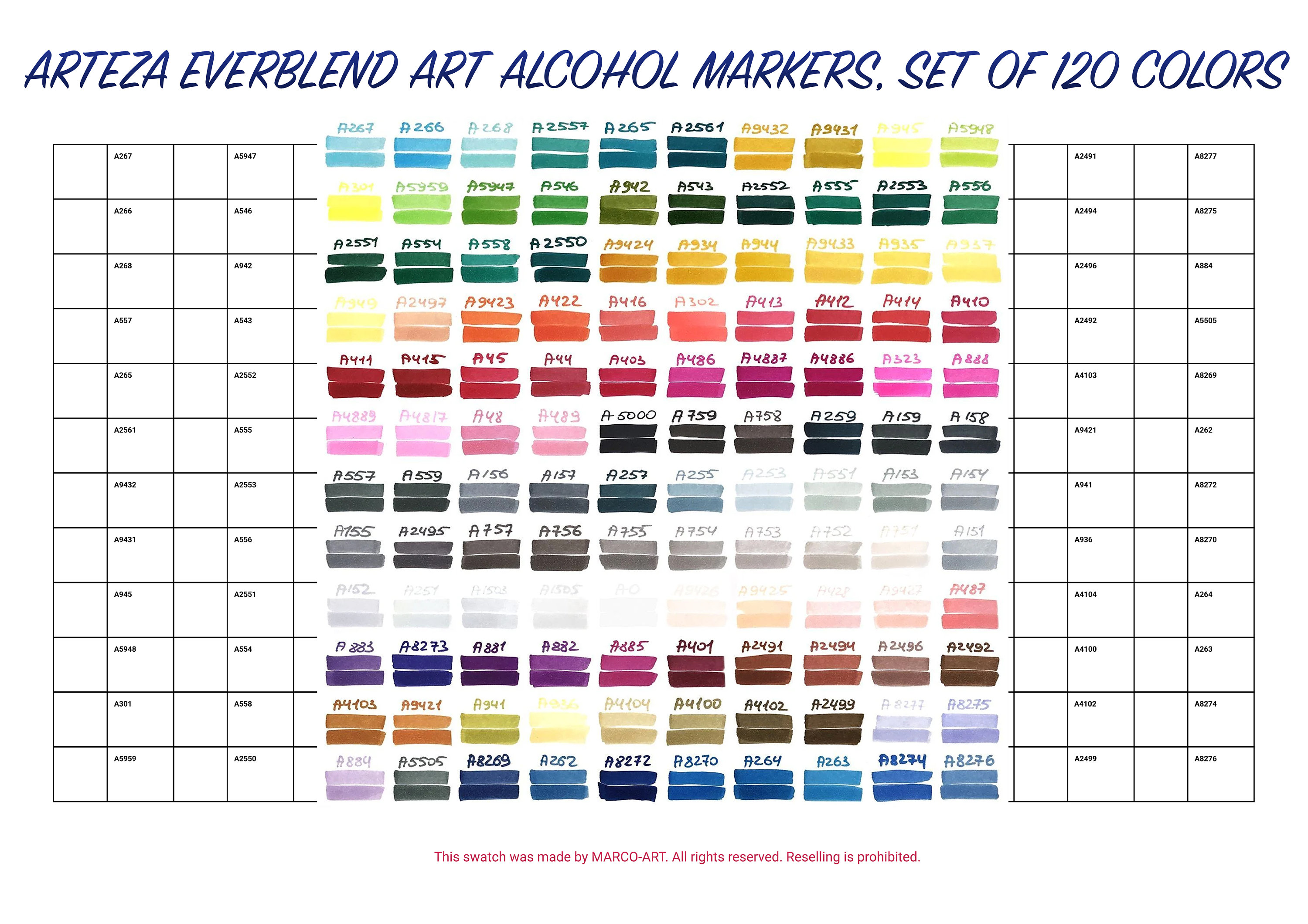 EverBlend™ Art Markers - Set of 120