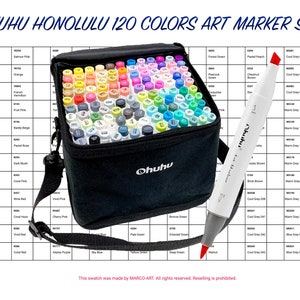 Ohuhu brush markers Etsy Nederland