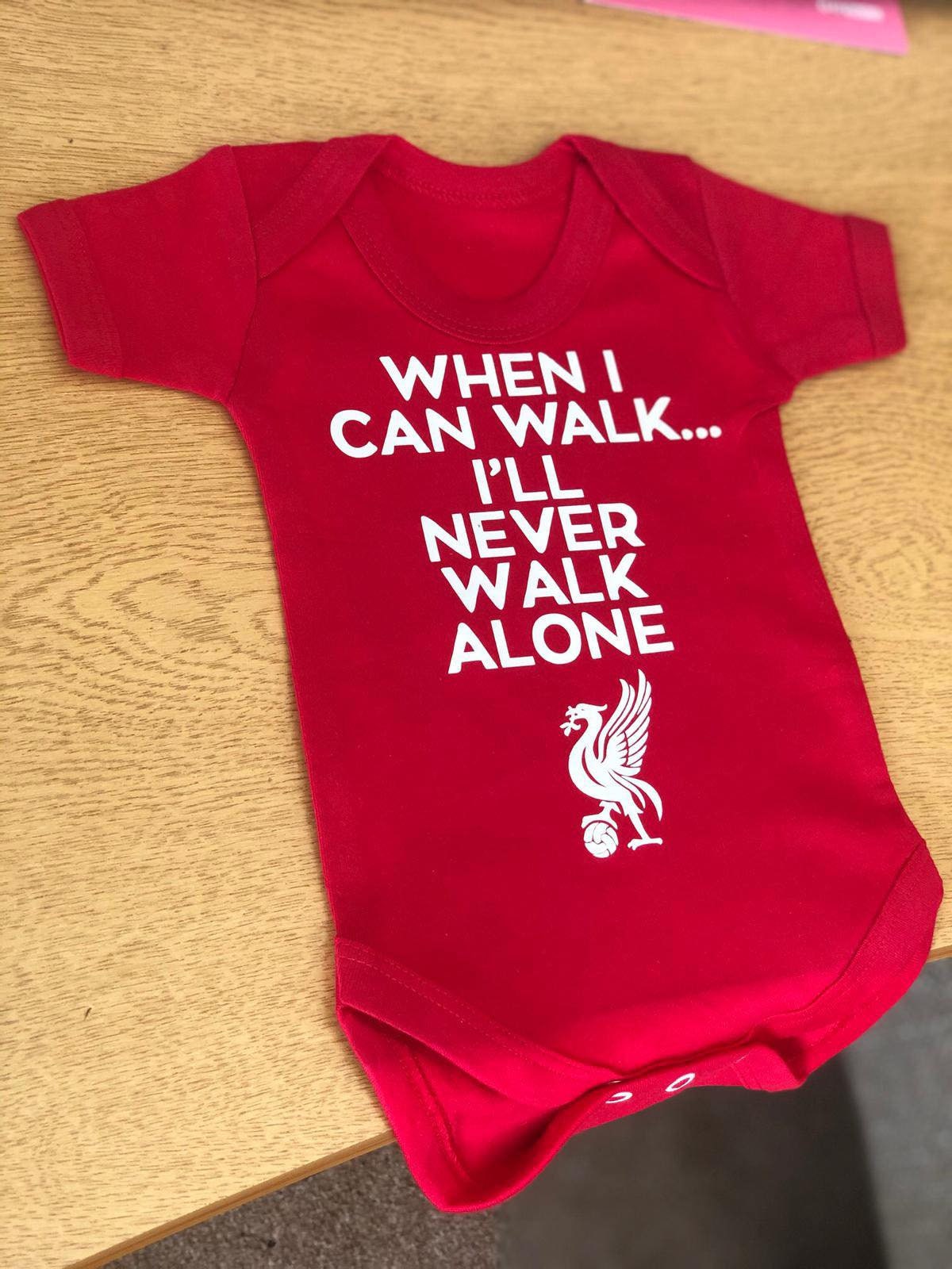 Personalised Liverpool Baby Vest Football Etsy