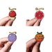 Anime Fruit Enamel Pin Set - One Piece Anime | Anime Merch | Anime Gifts 