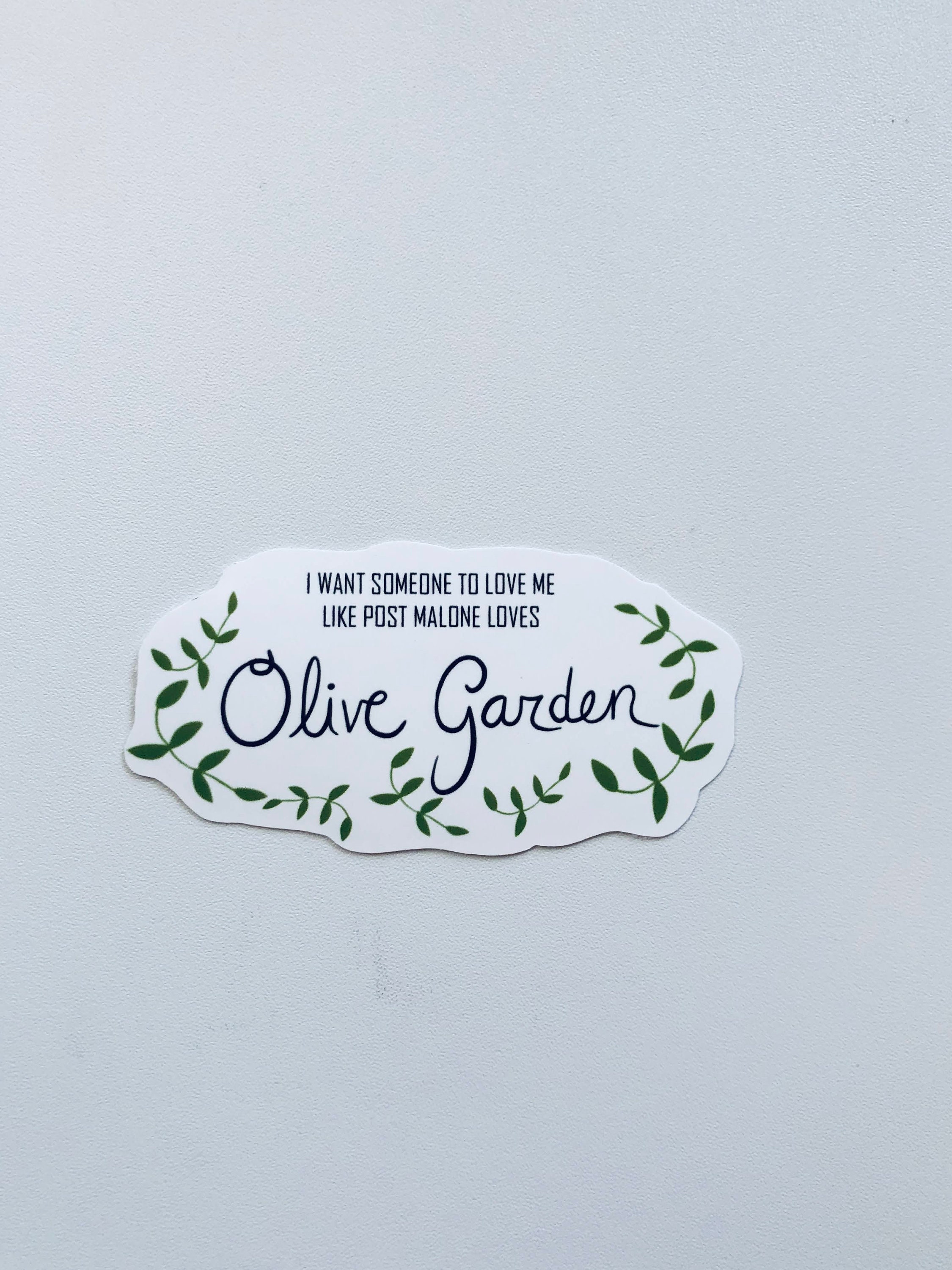 Olive Garden Quote Sticker Etsy