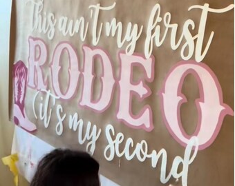 Erstes Rodeo Banner Template