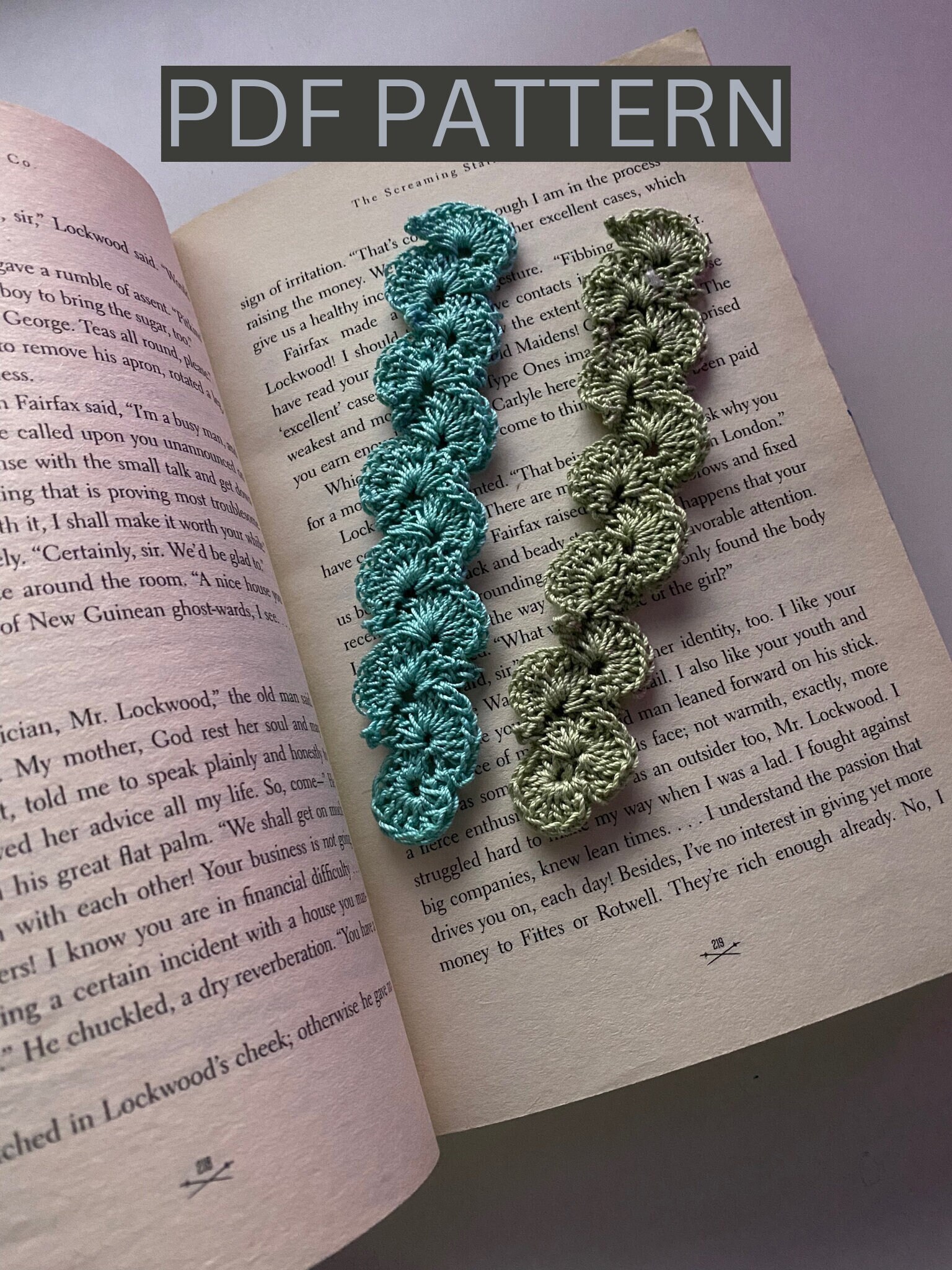 PDF Shell Bookmark Crochet Pattern