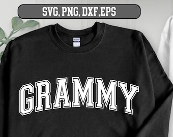 Grammy Arched SVG, Grammy png, Grammy svg, Grammy svg png dxf, Grammy svg file, Grammy Varsity, Silhouette svg, Cricut svg